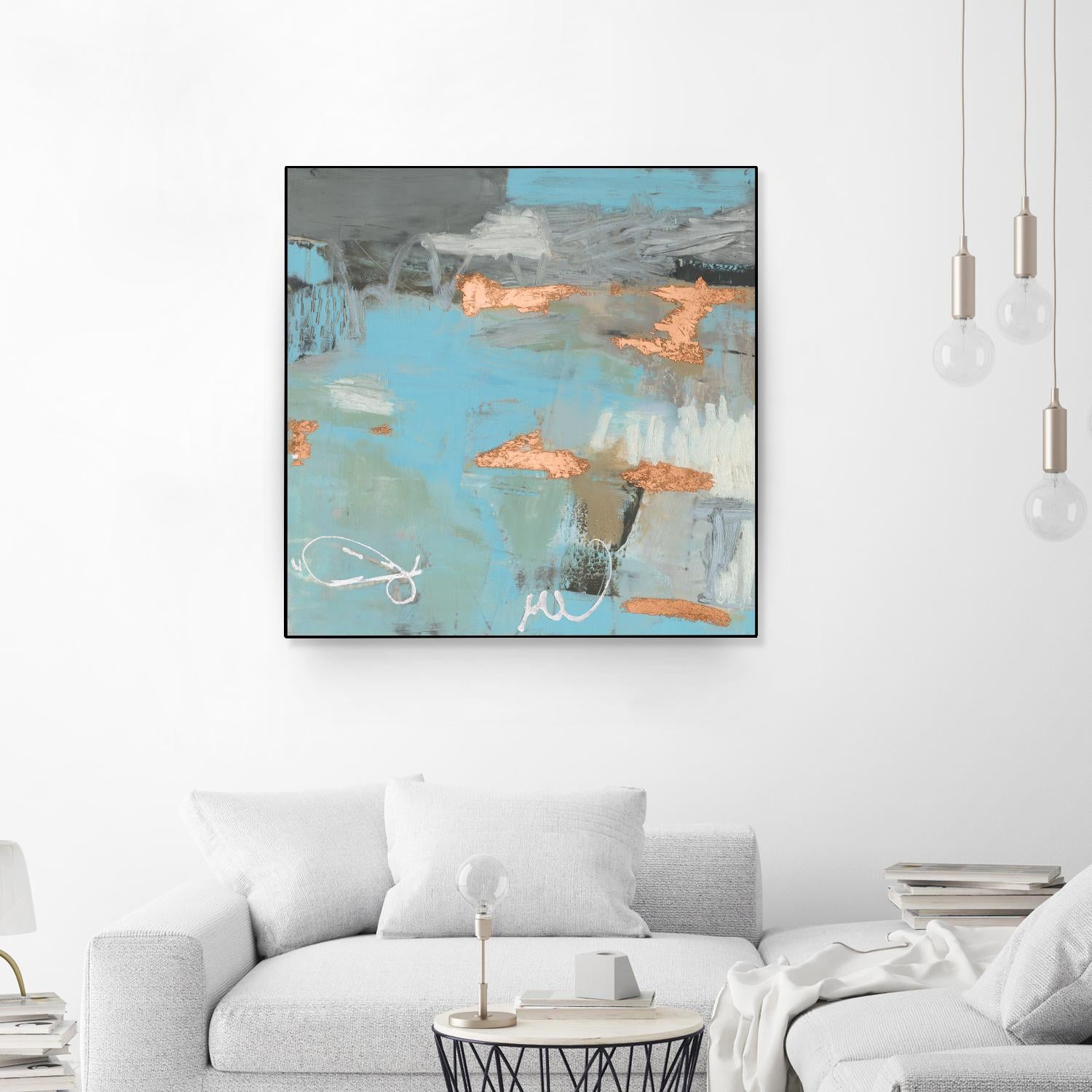 Thither III by Sue Jachimiec on GIANT ART - gold abstract abstract