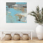 Printed Thither III by Sue Jachimiec on GIANT ART - beige abstract