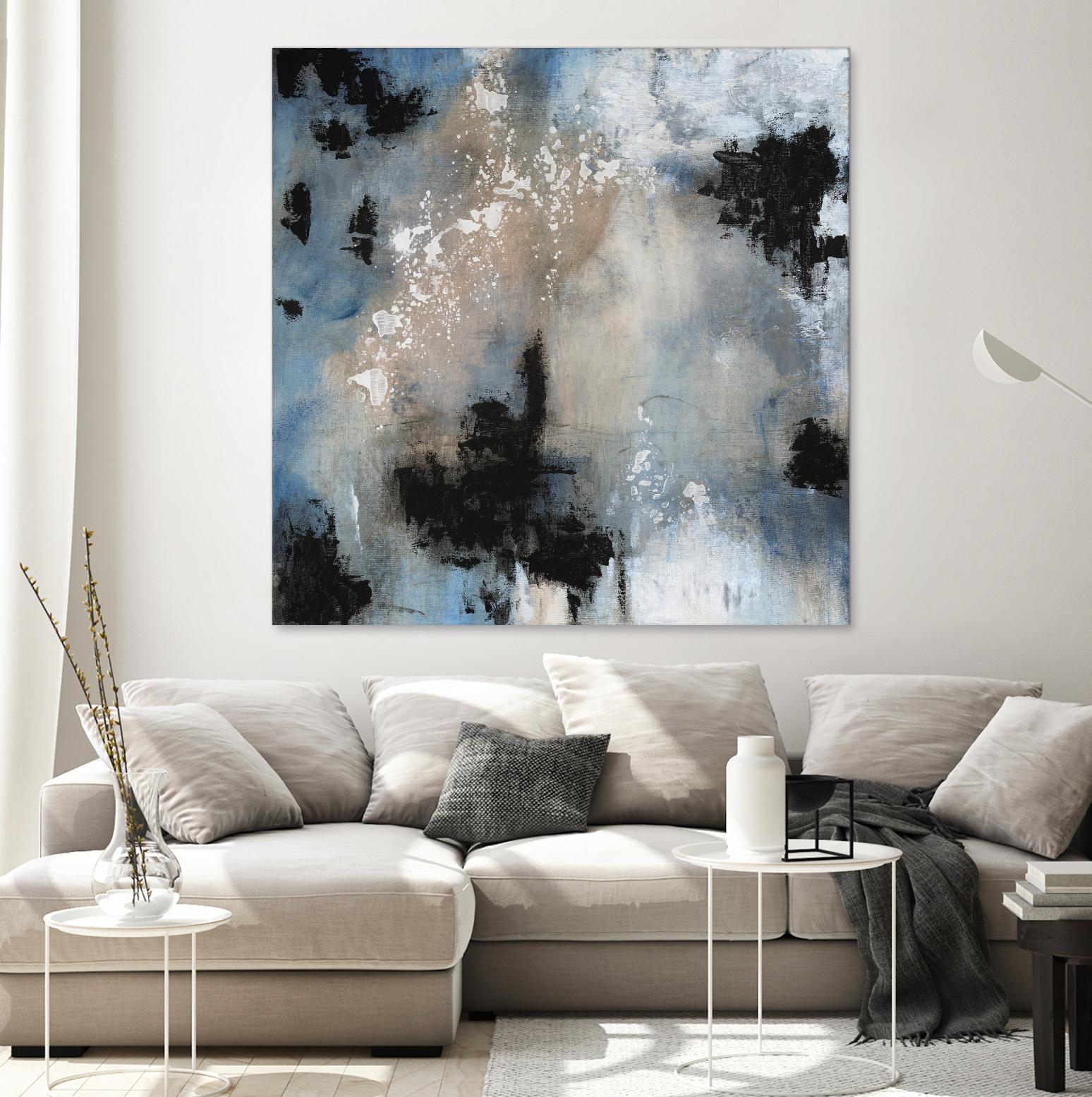 Embellished Shifting Motion II by Tim OToole on GIANT ART - blue abstract abstract