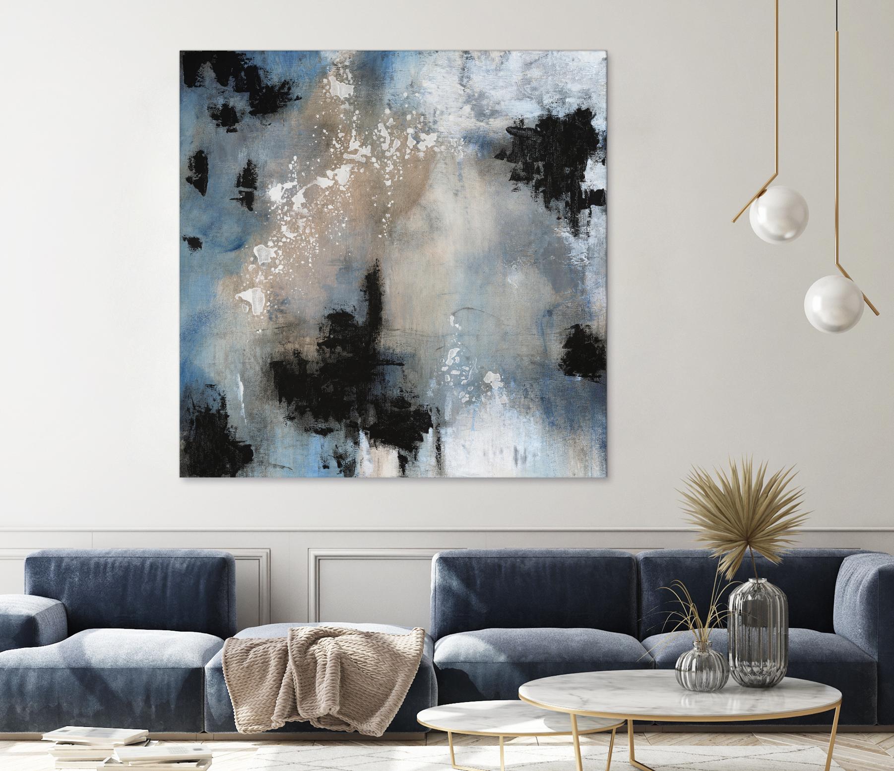 Embellished Shifting Motion II by Tim OToole on GIANT ART - blue abstract abstract