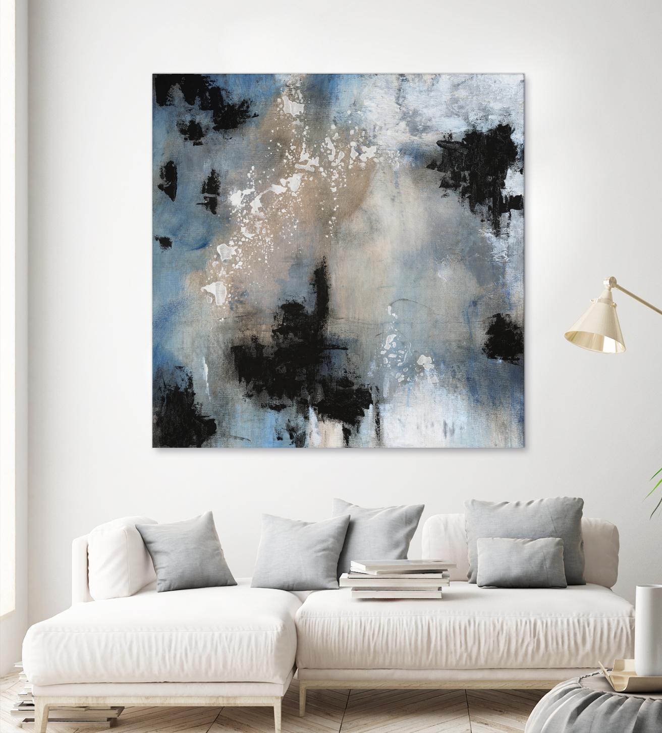 Embellished Shifting Motion II by Tim OToole on GIANT ART - blue abstract abstract