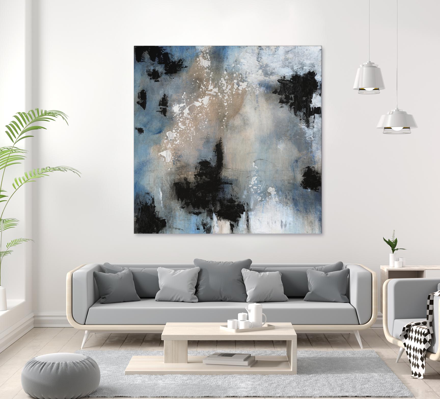 Embellished Shifting Motion II by Tim OToole on GIANT ART - blue abstract abstract