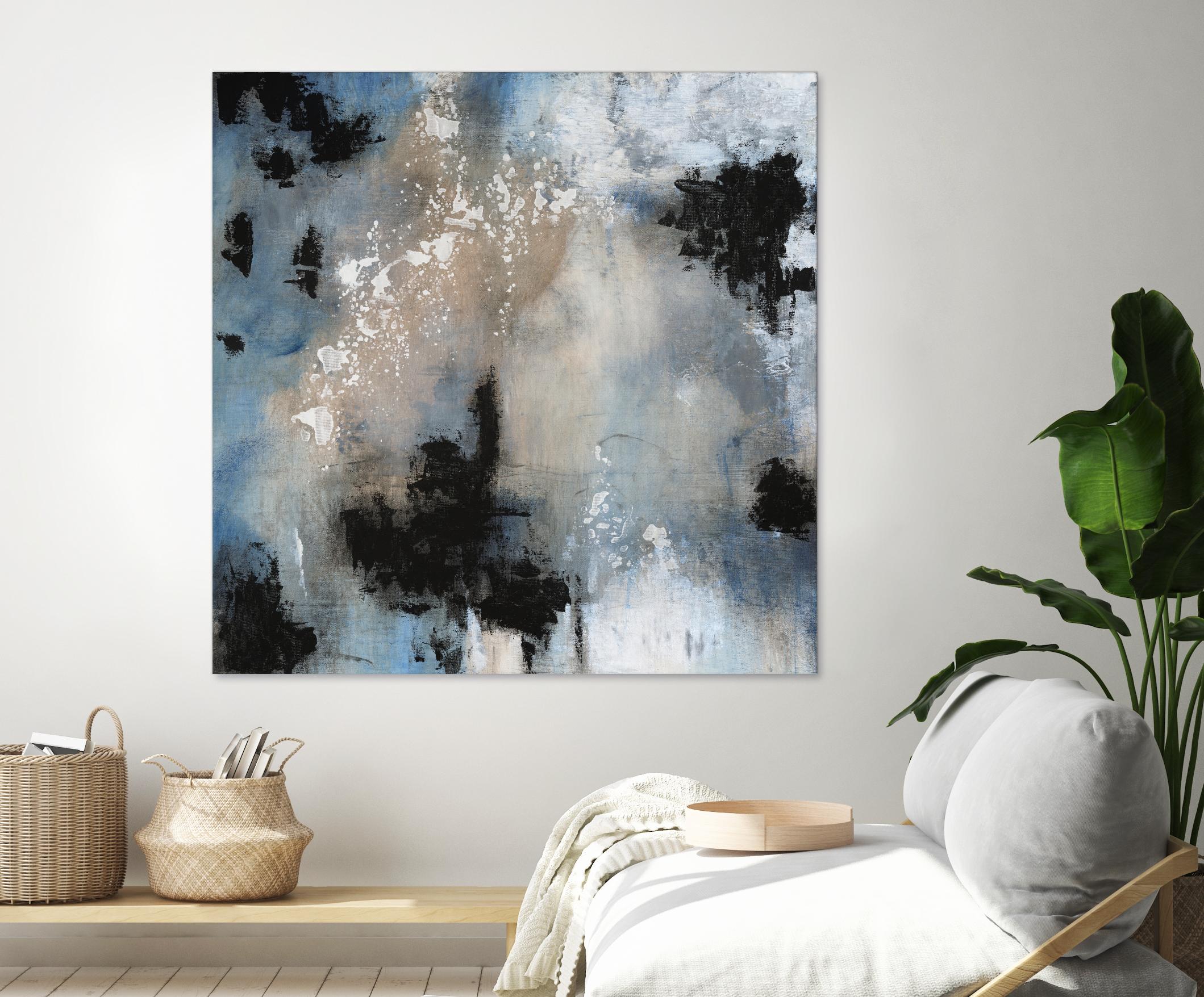 Embellished Shifting Motion II by Tim OToole on GIANT ART - blue abstract abstract