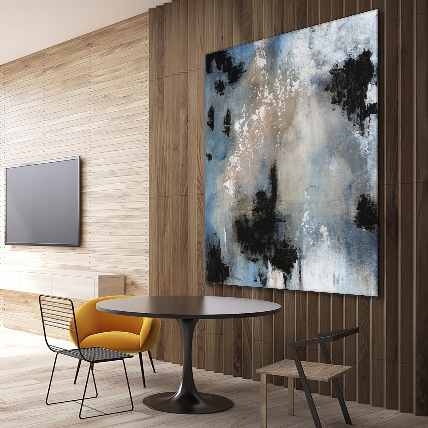 Embellished Shifting Motion II by Tim OToole on GIANT ART - blue abstract abstract