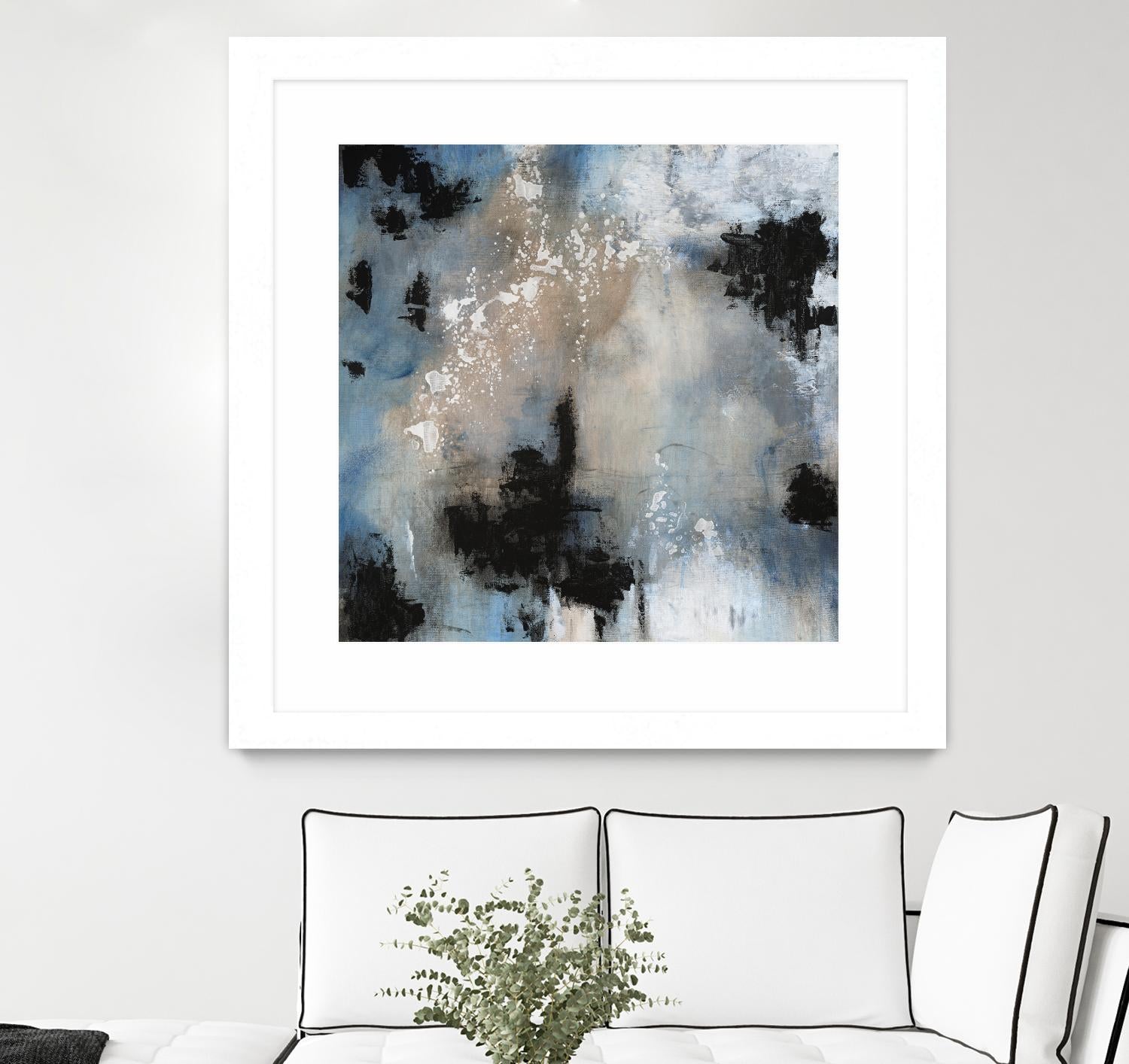 Embellished Shifting Motion II by Tim OToole on GIANT ART - blue abstract abstract