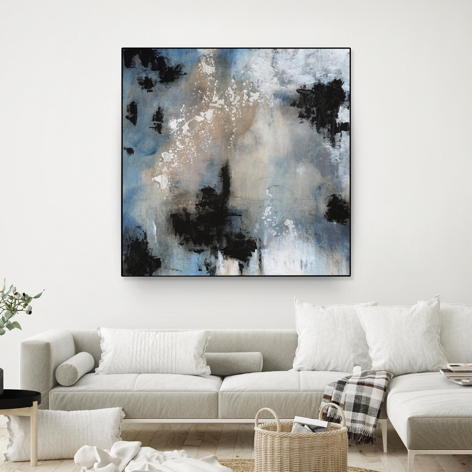 Embellished Shifting Motion II by Tim OToole on GIANT ART - blue abstract abstract