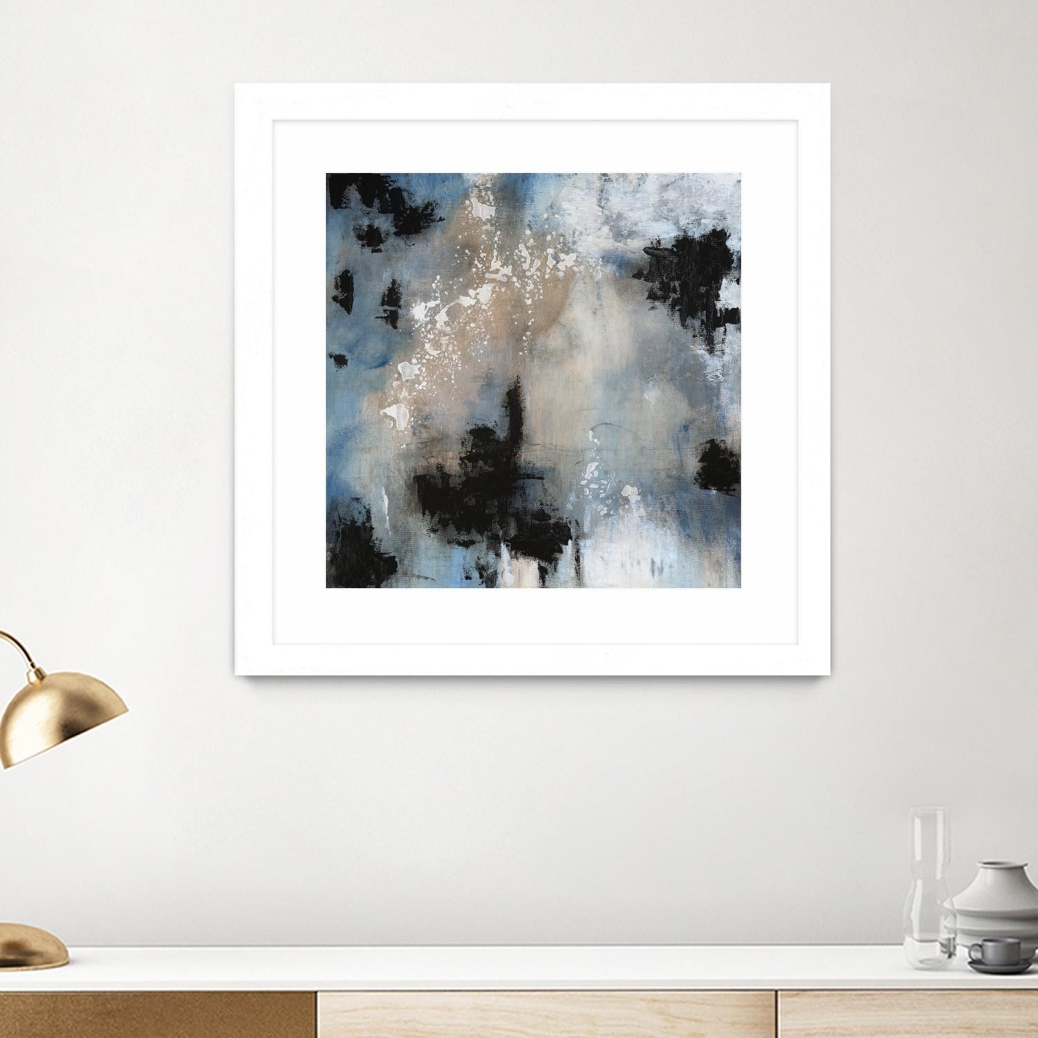 Embellished Shifting Motion II by Tim OToole on GIANT ART - blue abstract abstract