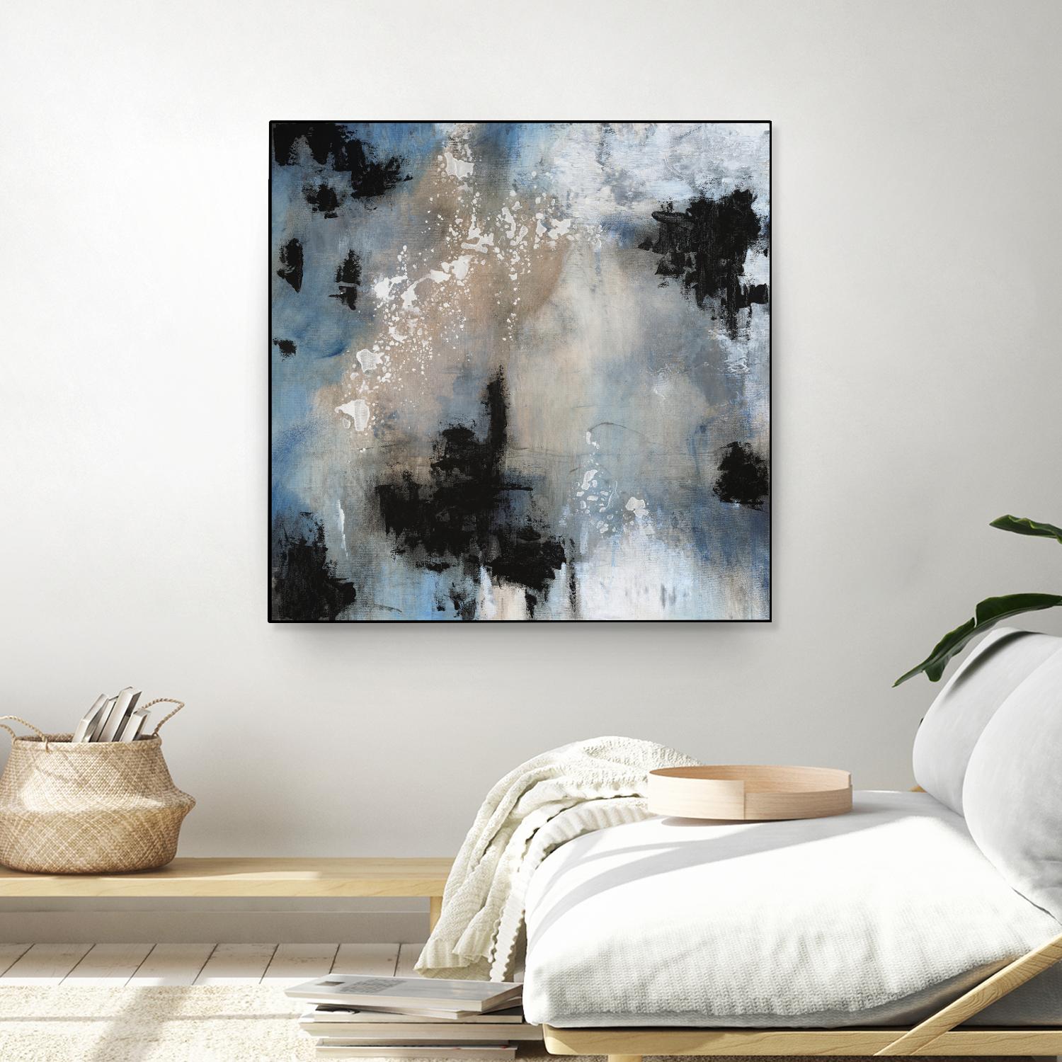 Embellished Shifting Motion II by Tim OToole on GIANT ART - blue abstract abstract