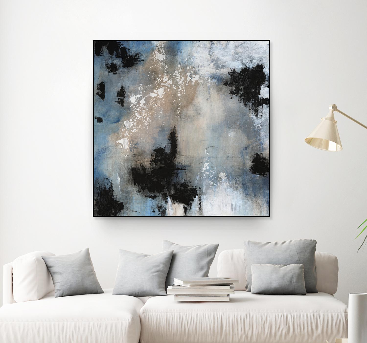 Embellished Shifting Motion II by Tim OToole on GIANT ART - blue abstract abstract