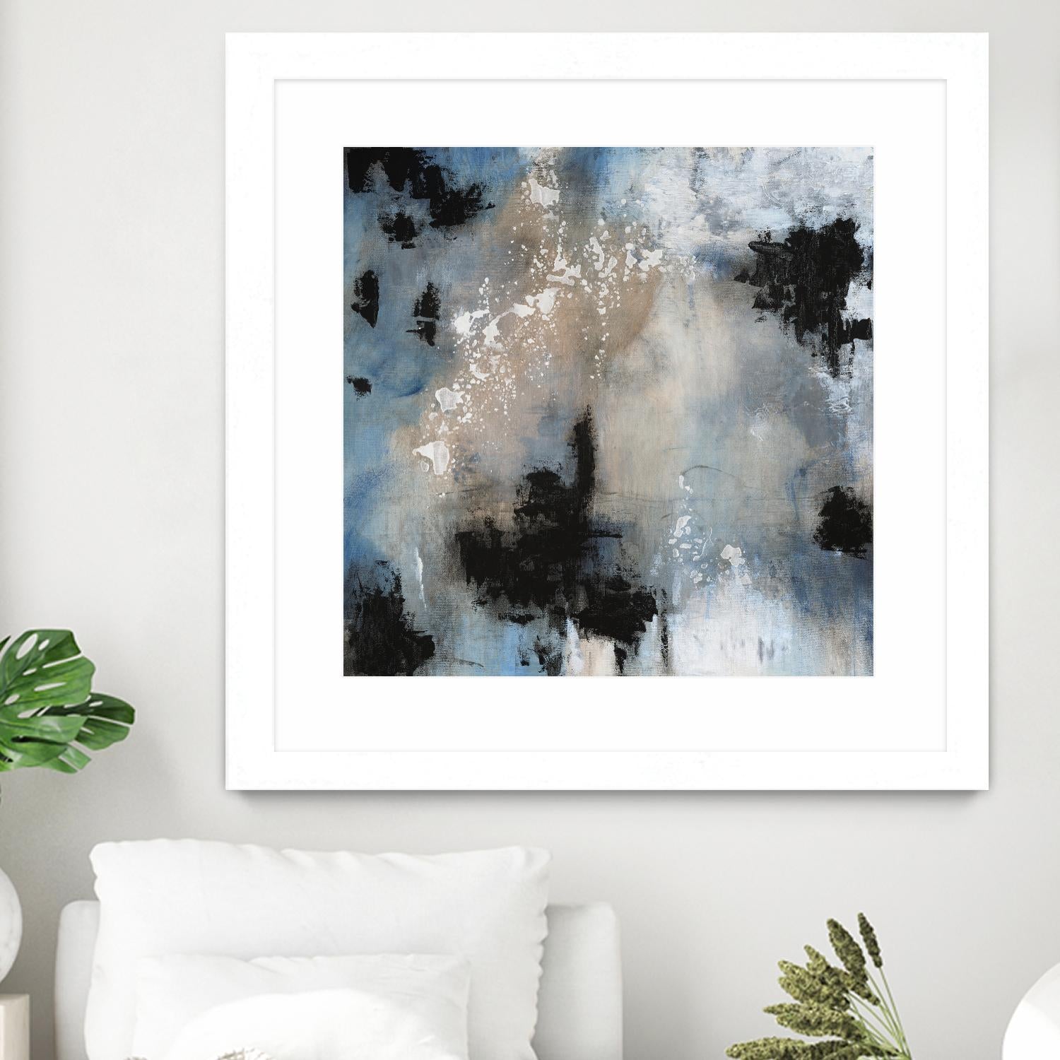 Embellished Shifting Motion II by Tim OToole on GIANT ART - blue abstract abstract
