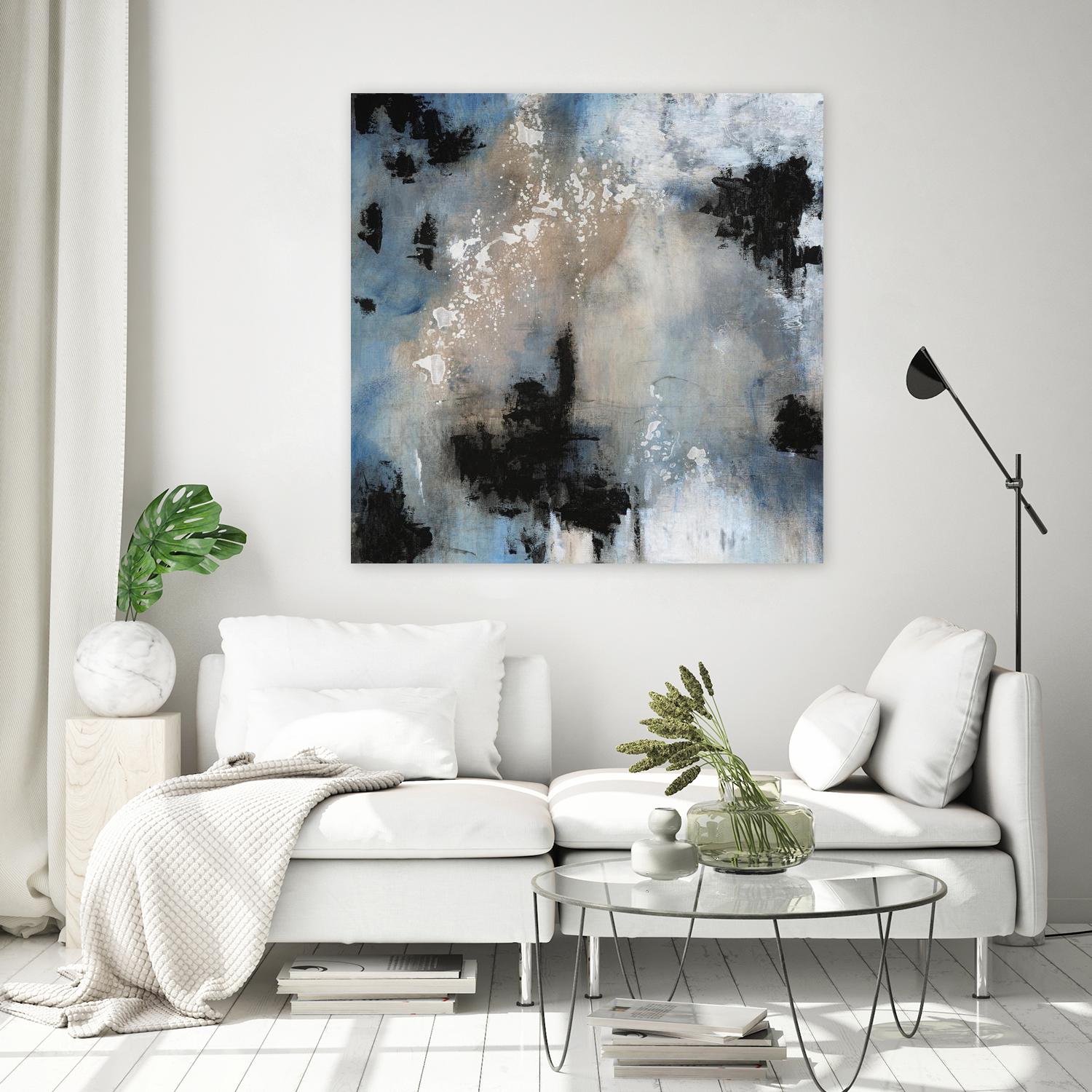 Embellished Shifting Motion II by Tim OToole on GIANT ART - blue abstract abstract