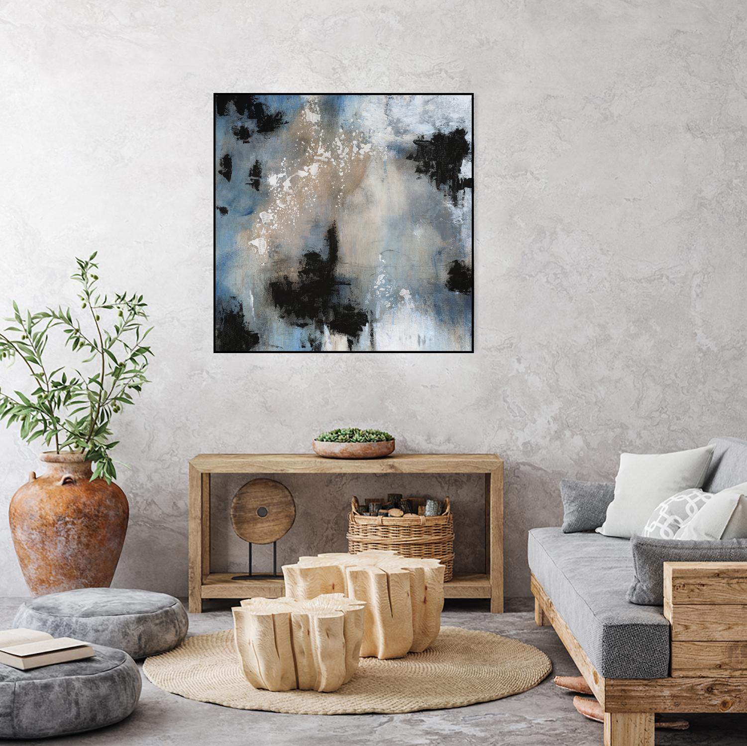 Embellished Shifting Motion II by Tim OToole on GIANT ART - blue abstract abstract