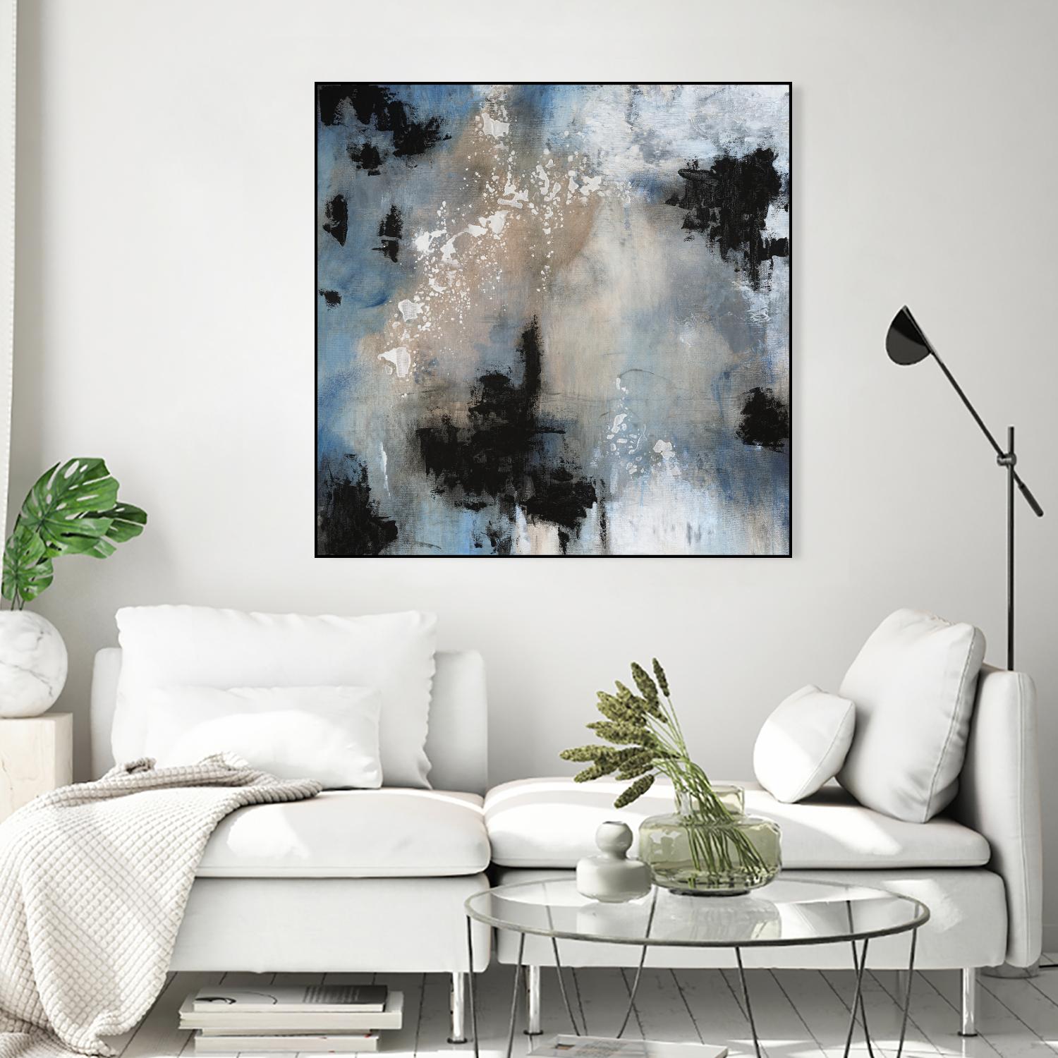 Embellished Shifting Motion II by Tim OToole on GIANT ART - blue abstract abstract