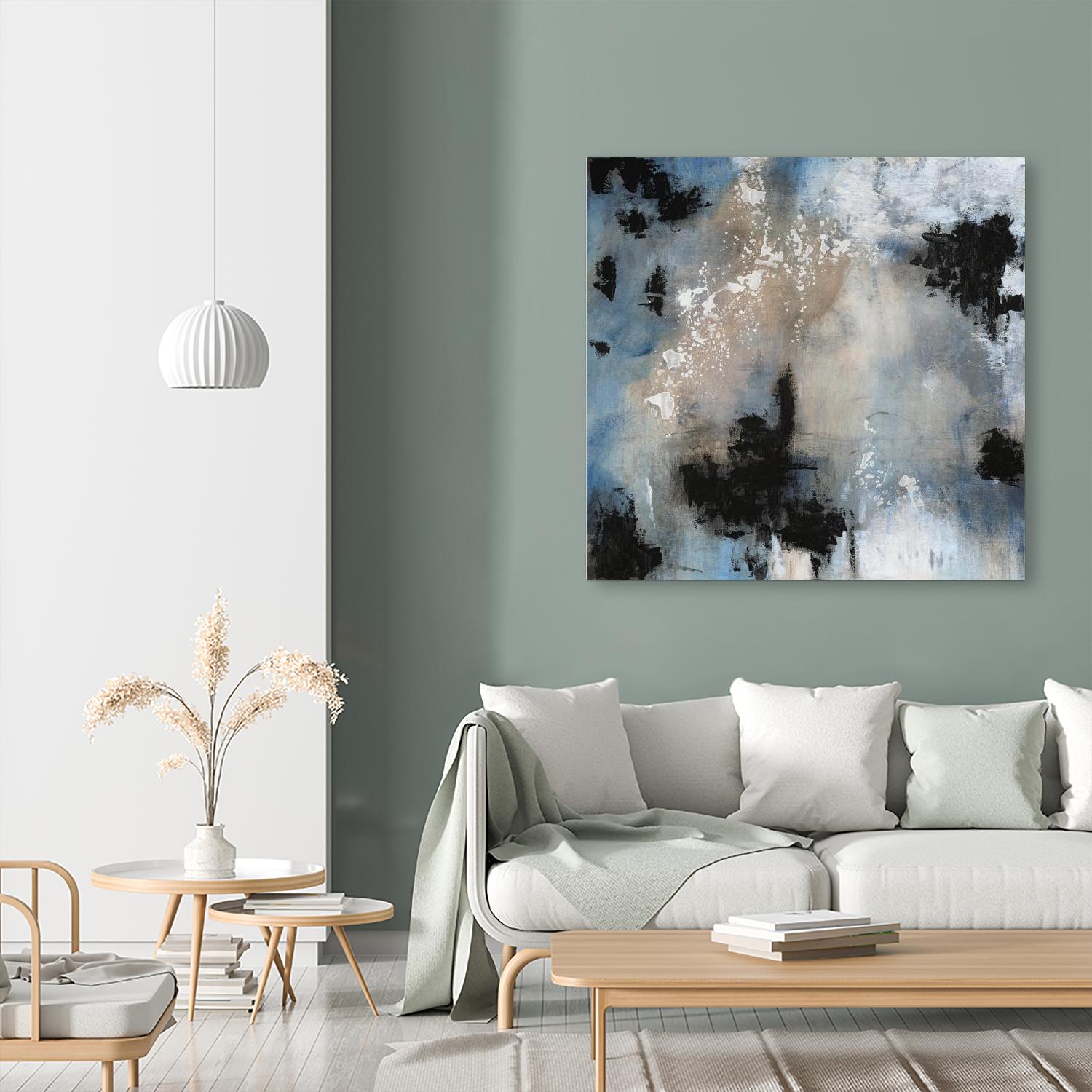 Embellished Shifting Motion II by Tim OToole on GIANT ART - blue abstract abstract