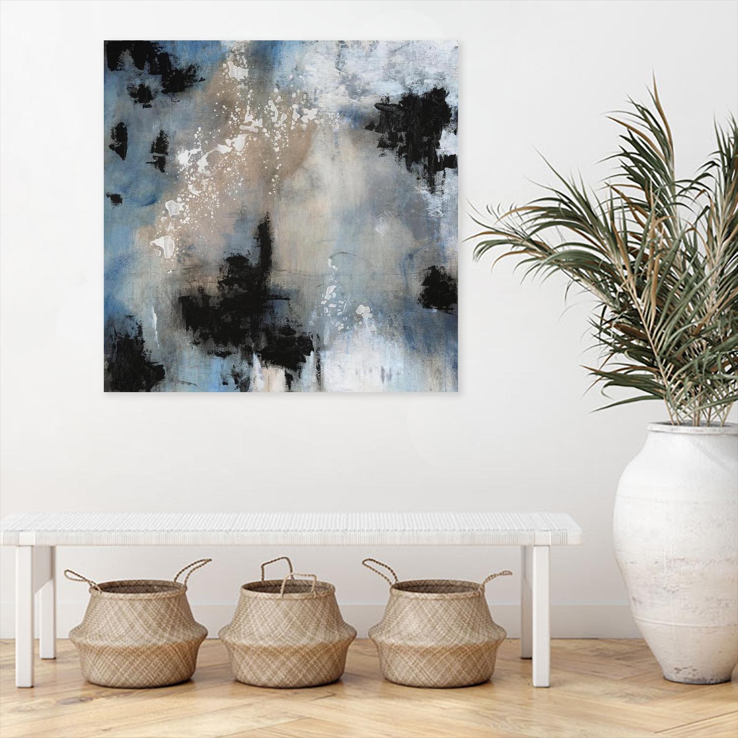 Embellished Shifting Motion II by Tim OToole on GIANT ART - blue abstract abstract