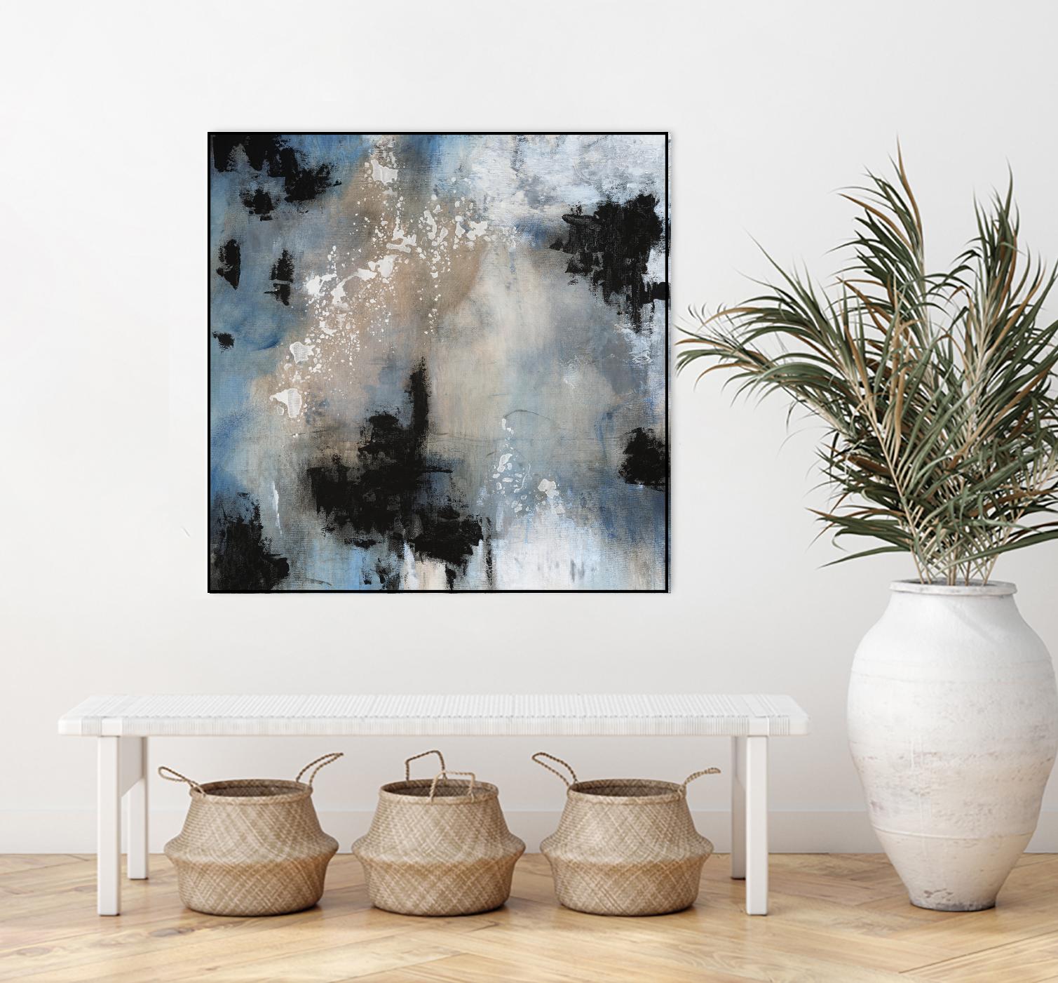 Embellished Shifting Motion II by Tim OToole on GIANT ART - blue abstract abstract