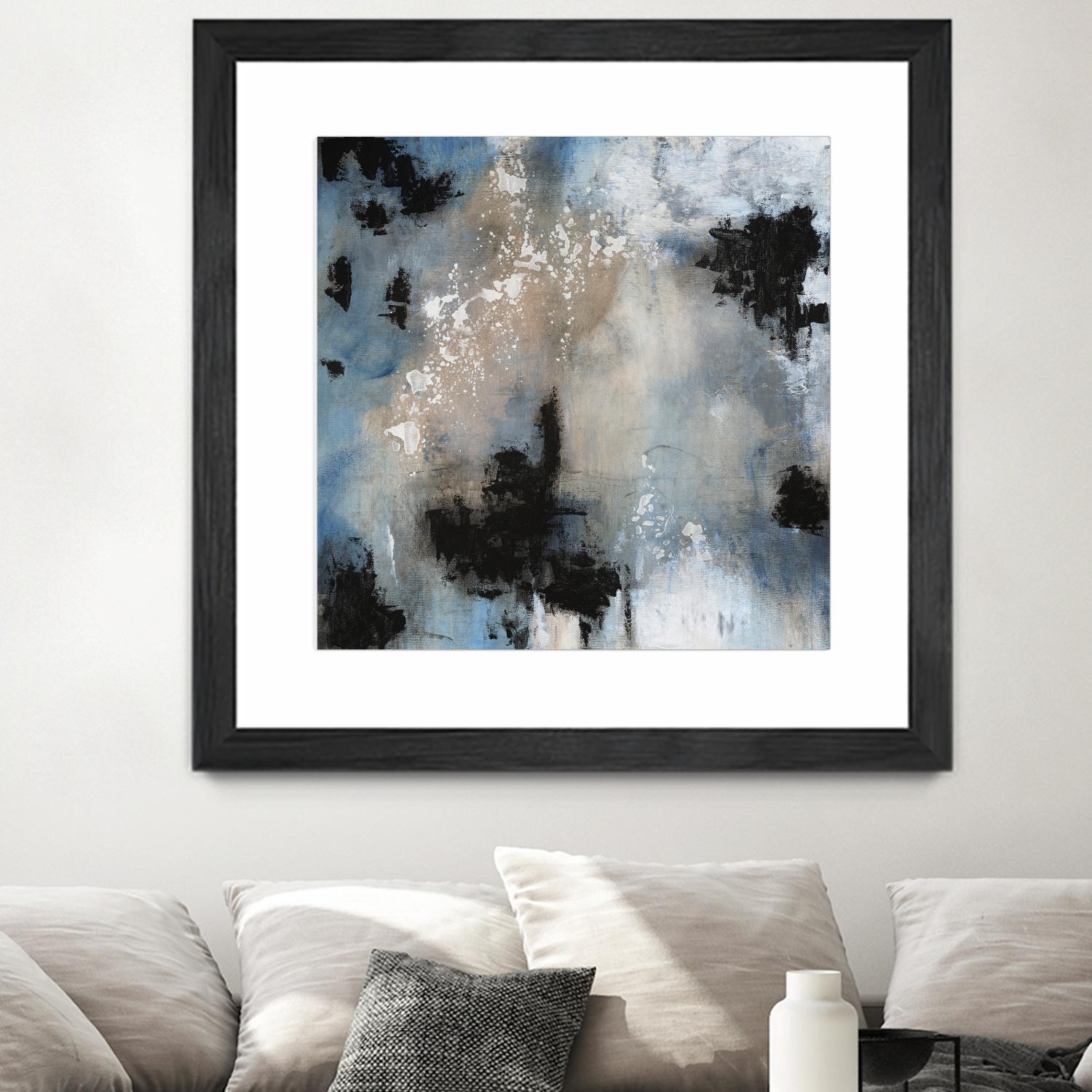 Embellished Shifting Motion II by Tim OToole on GIANT ART - blue abstract abstract