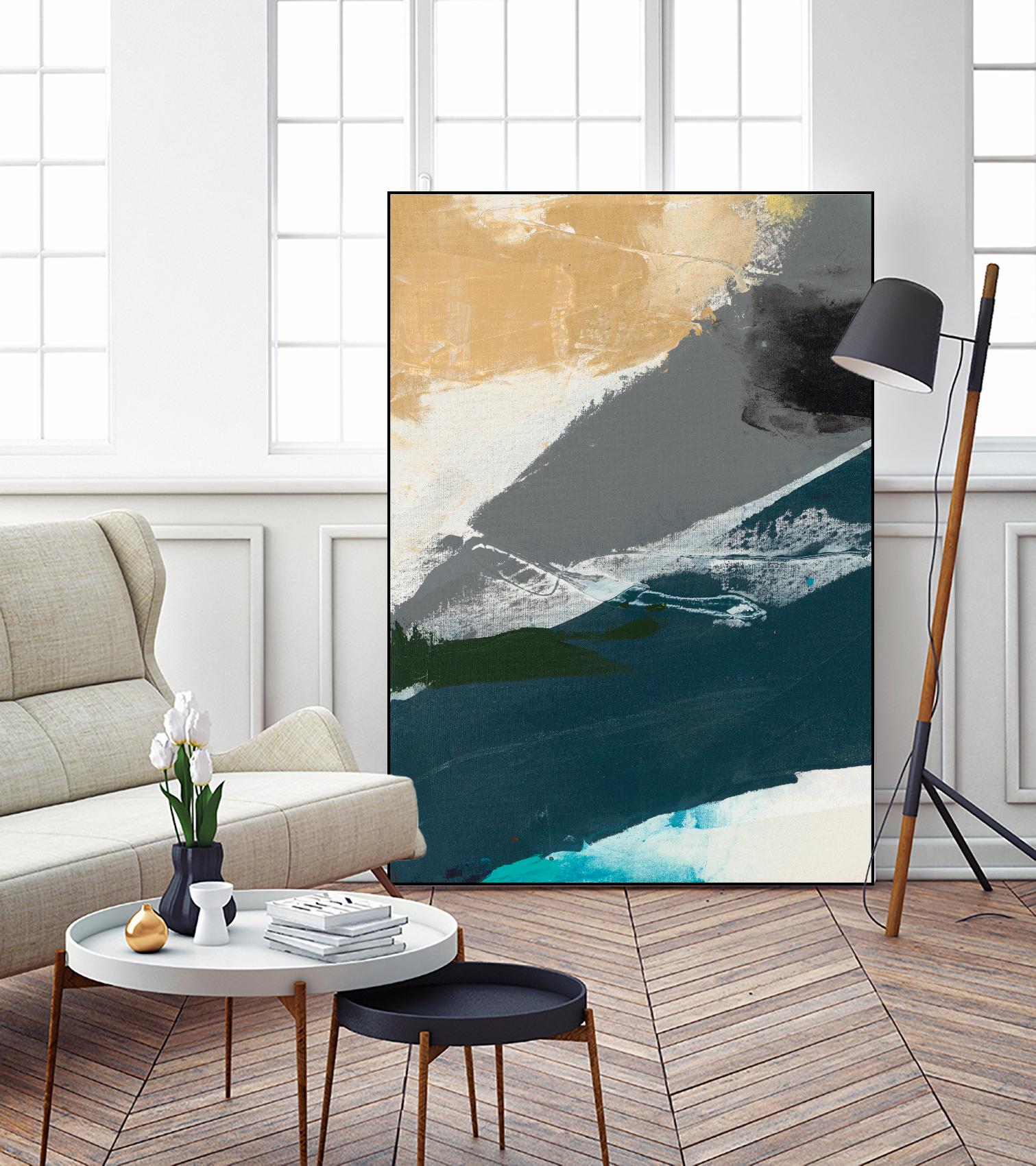 Obscure Abstract IV by Sisa Jasper on GIANT ART - gold abstract abstract