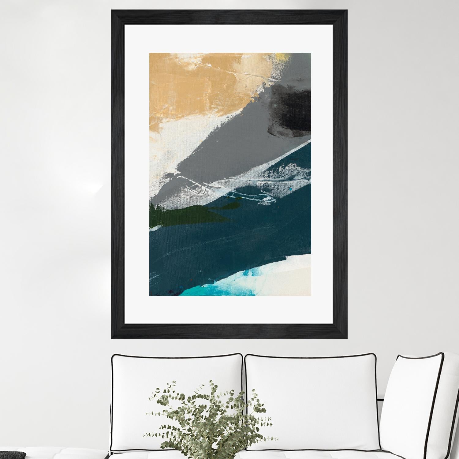 Obscure Abstract IV by Sisa Jasper on GIANT ART - gold abstract abstract