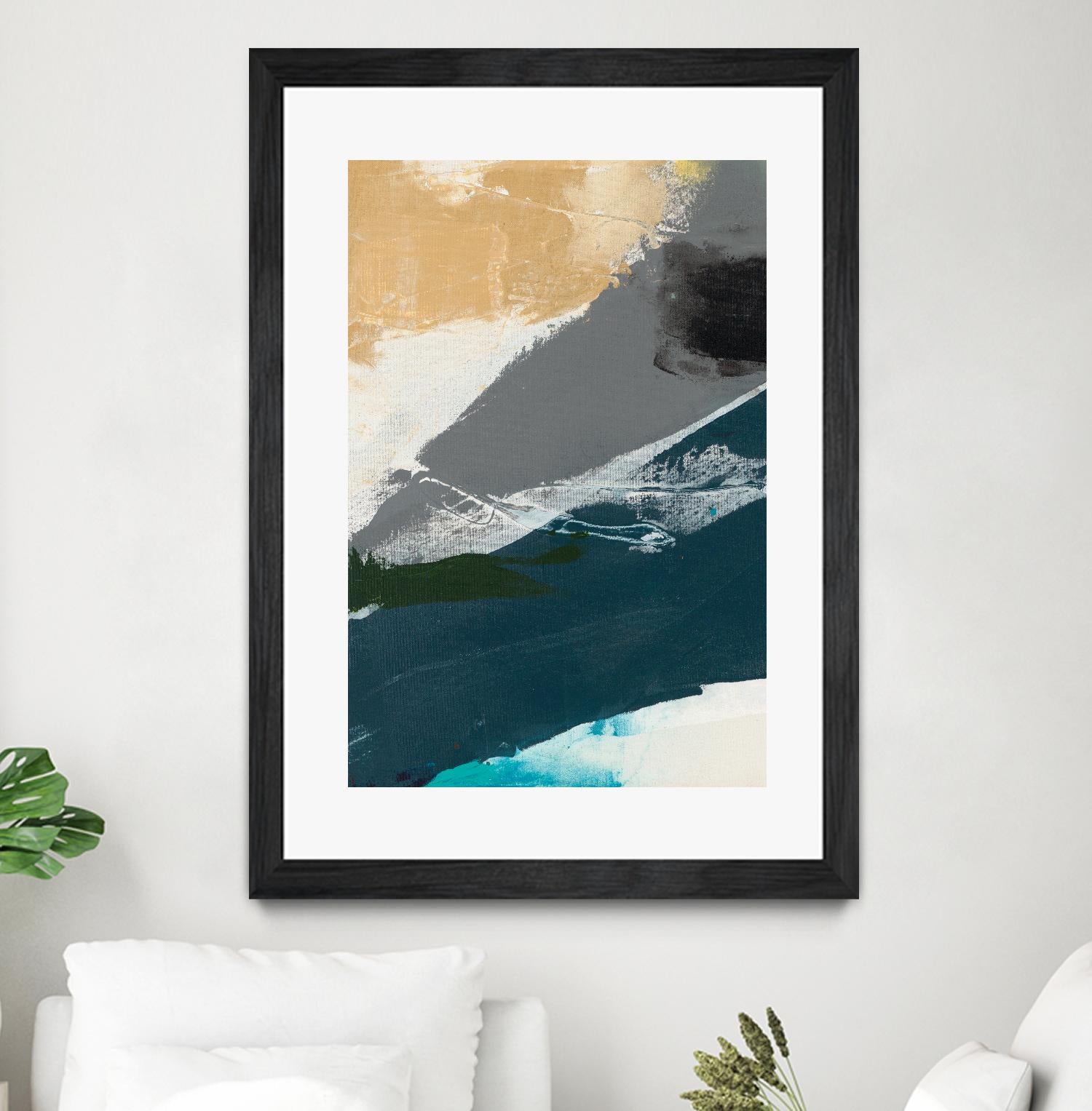 Obscure Abstract IV by Sisa Jasper on GIANT ART - gold abstract abstract