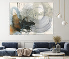 Orbital Burst II by Victoria Barnes on GIANT ART - beige abstract