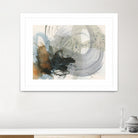 Orbital Burst II by Victoria Barnes on GIANT ART - beige abstract