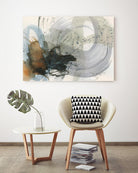 Orbital Burst II by Victoria Barnes on GIANT ART - beige abstract
