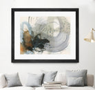 Orbital Burst II by Victoria Barnes on GIANT ART - beige abstract