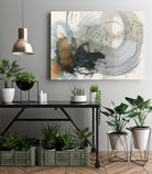 Orbital Burst II by Victoria Barnes on GIANT ART - beige abstract