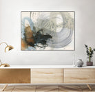 Orbital Burst II by Victoria Barnes on GIANT ART - beige abstract