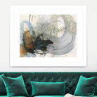 Orbital Burst II by Victoria Barnes on GIANT ART - beige abstract