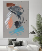 Playful Marks I by Jennifer Goldberger on GIANT ART - white abstract abstract