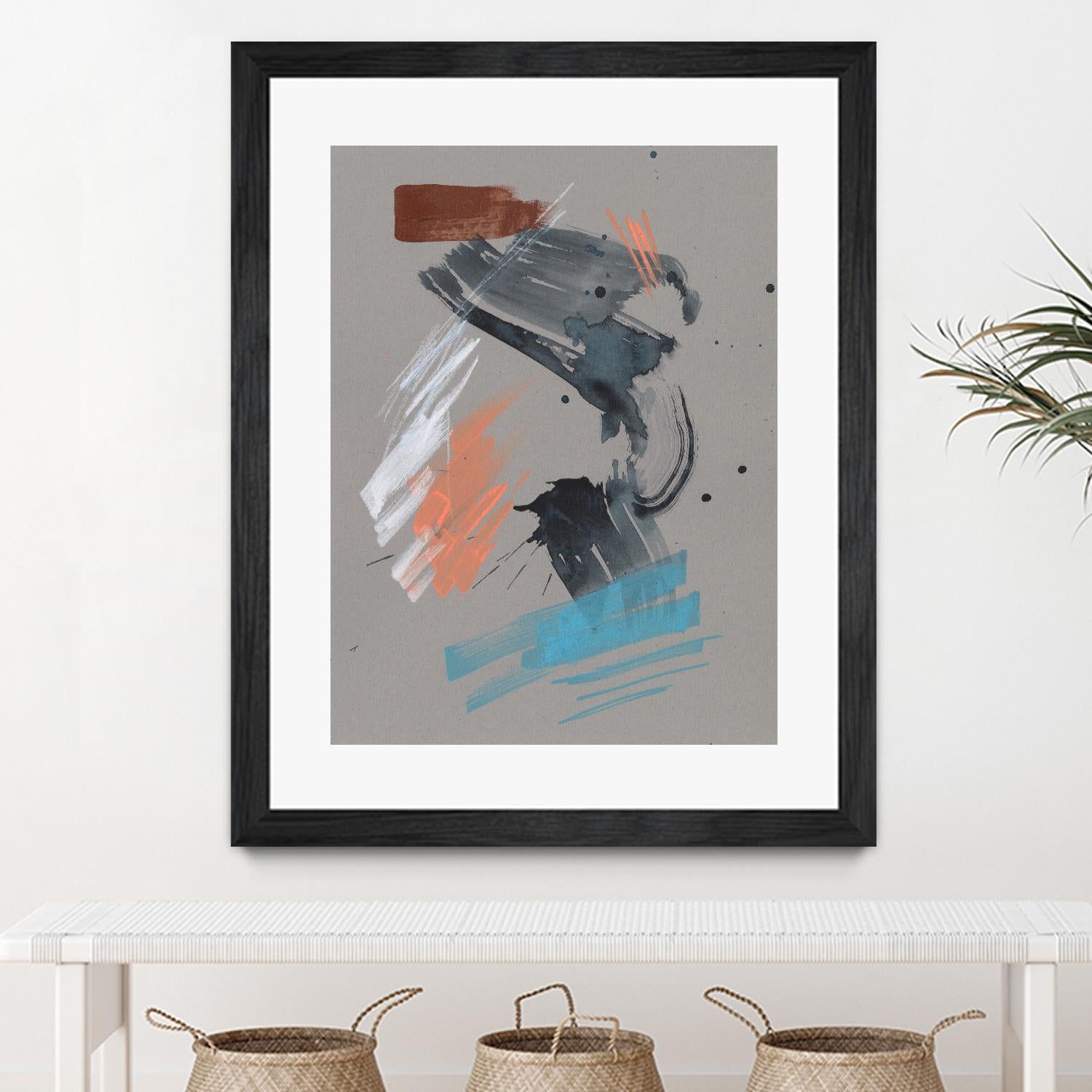 Playful Marks I by Jennifer Goldberger on GIANT ART - white abstract abstract