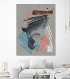 Playful Marks II by Jennifer Goldberger on GIANT ART - orange abstract abstract