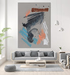 Playful Marks II by Jennifer Goldberger on GIANT ART - orange abstract abstract