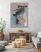 Playful Marks II by Jennifer Goldberger on GIANT ART - orange abstract abstract