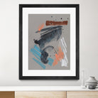 Playful Marks II by Jennifer Goldberger on GIANT ART - orange abstract abstract