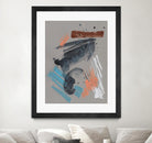 Playful Marks II by Jennifer Goldberger on GIANT ART - orange abstract abstract