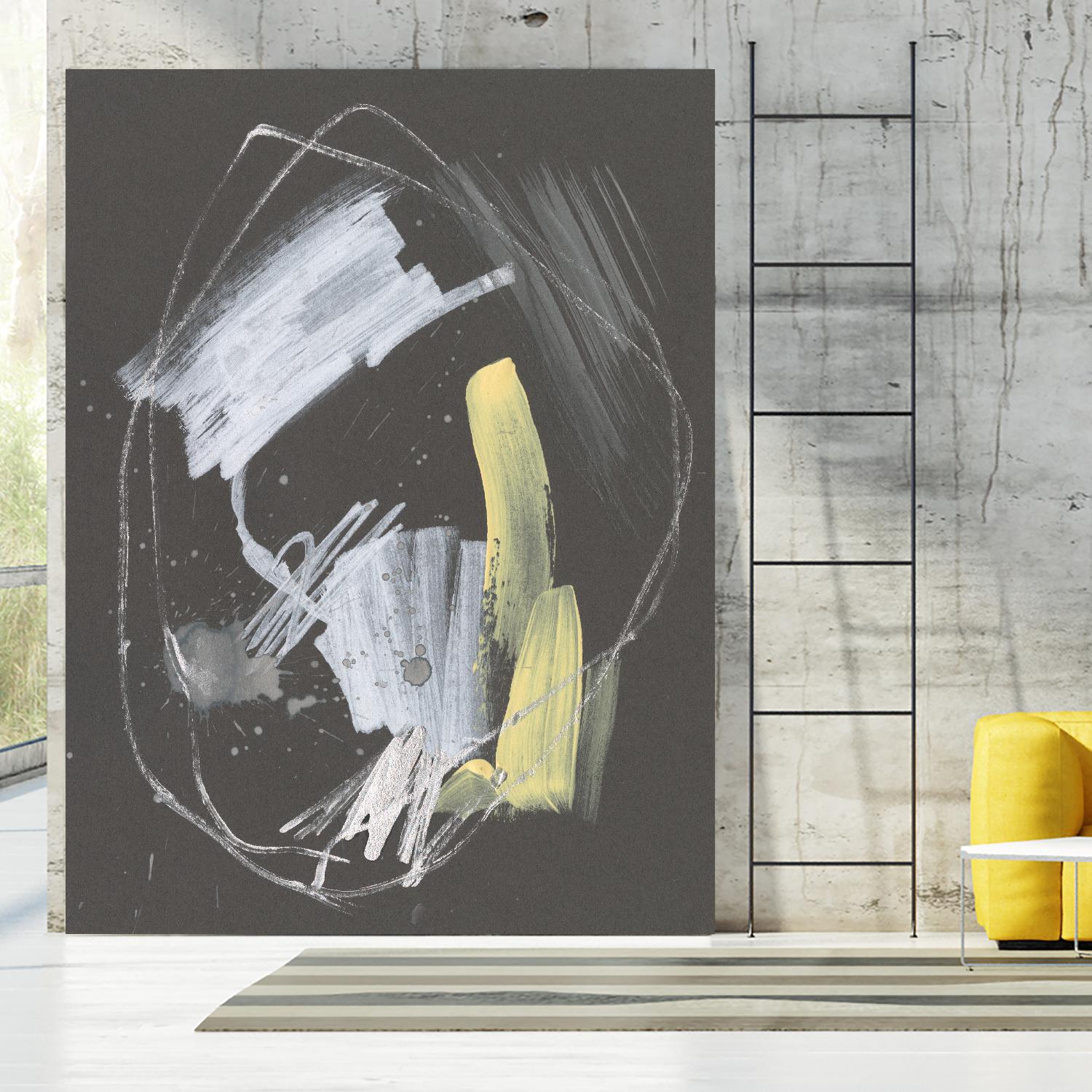 Sunny Marks I by Jennifer Goldberger on GIANT ART - grey  abstract abstract