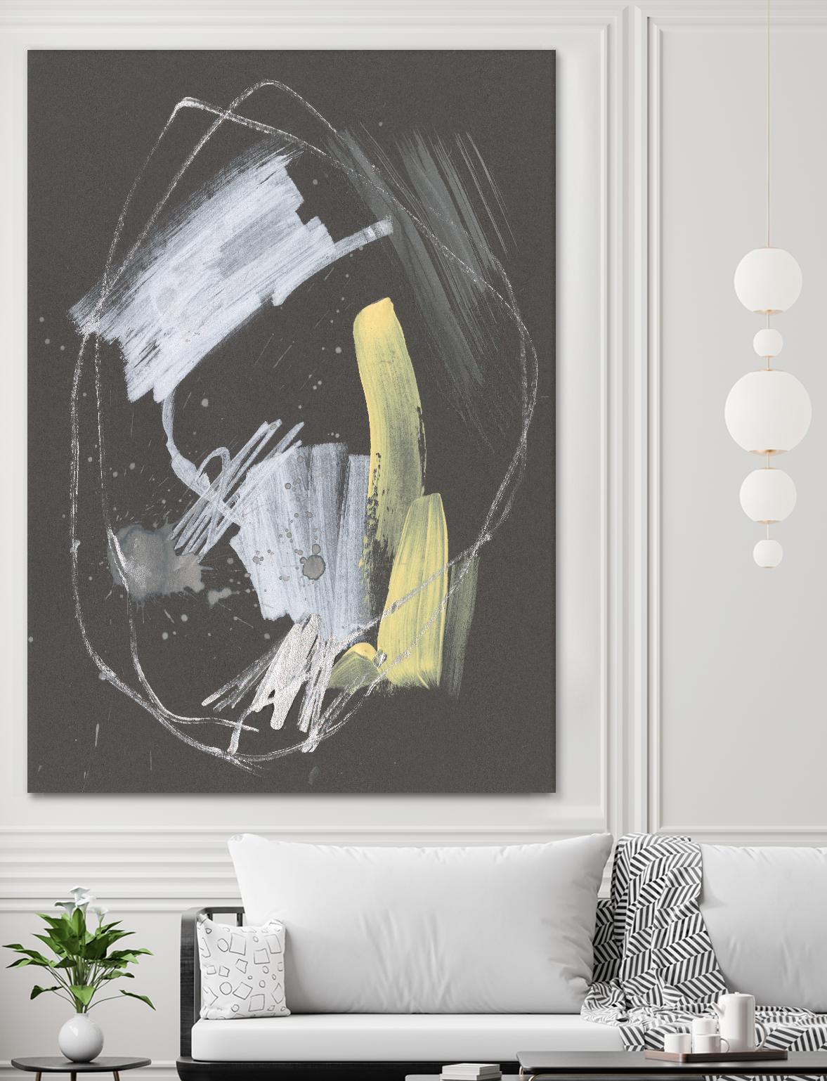 Sunny Marks I by Jennifer Goldberger on GIANT ART - grey  abstract abstract