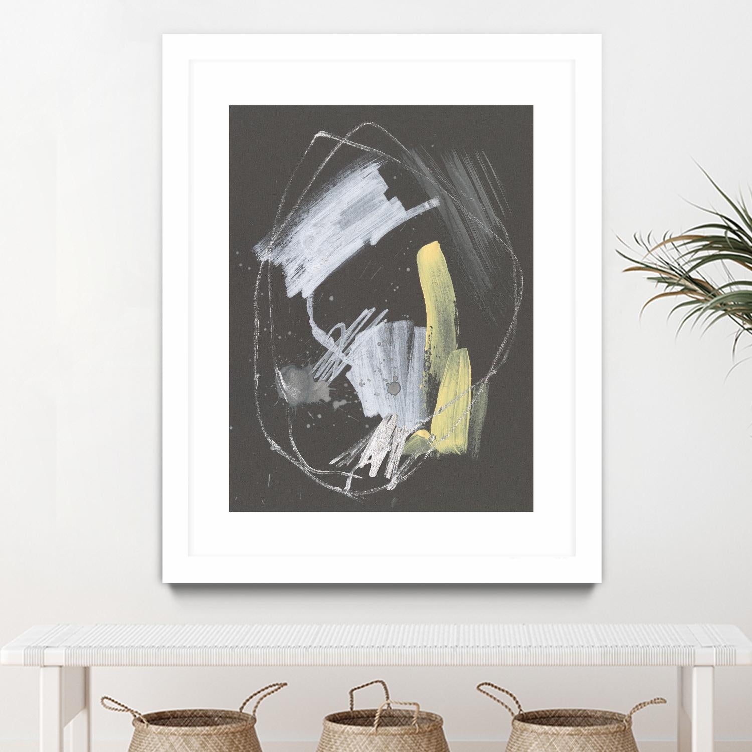 Sunny Marks I by Jennifer Goldberger on GIANT ART - grey  abstract abstract