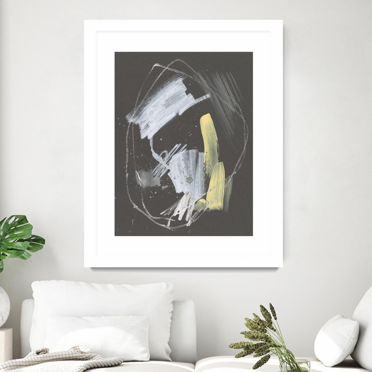 Sunny Marks I by Jennifer Goldberger on GIANT ART - grey  abstract abstract