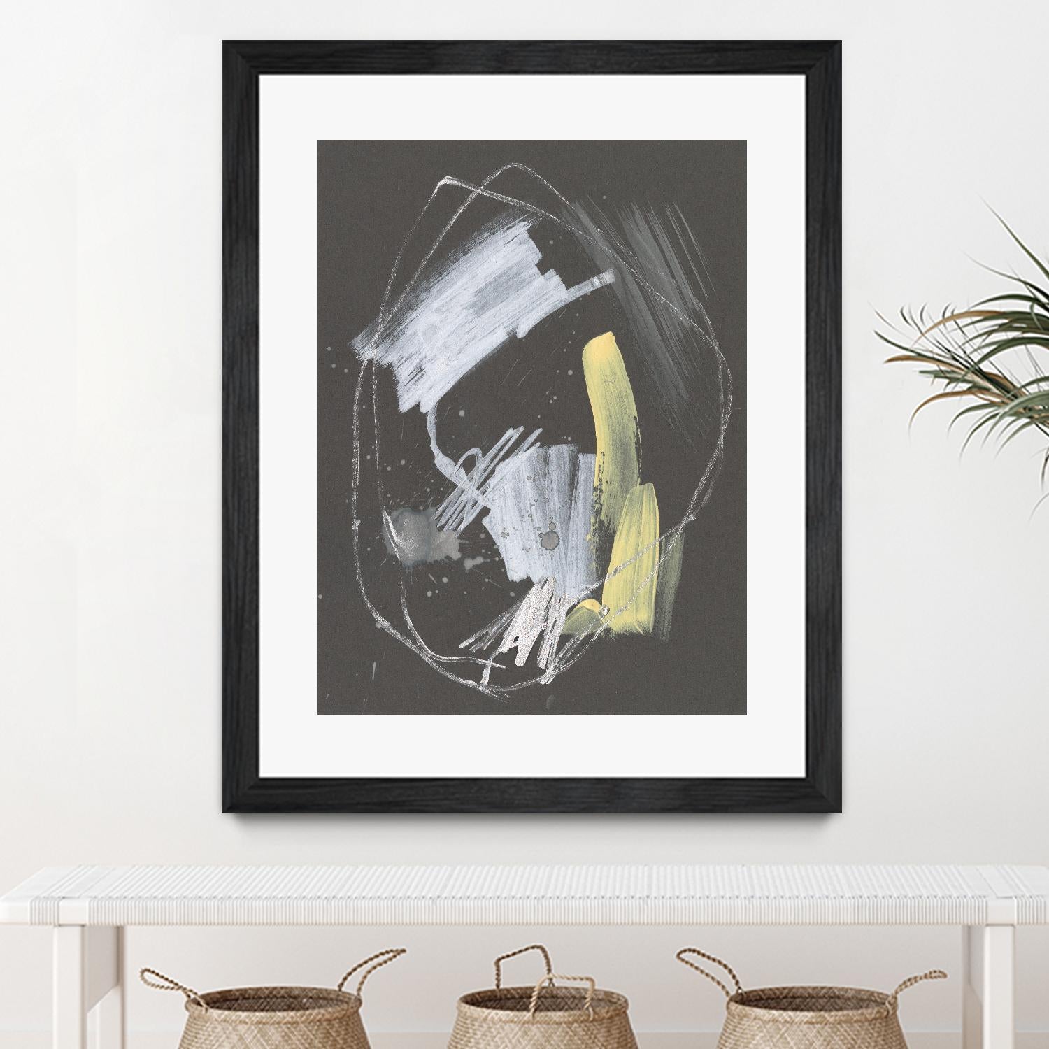 Sunny Marks I by Jennifer Goldberger on GIANT ART - grey  abstract abstract