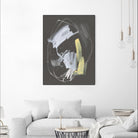 Sunny Marks I by Jennifer Goldberger on GIANT ART - grey  abstract abstract