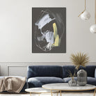 Sunny Marks I by Jennifer Goldberger on GIANT ART - grey  abstract abstract