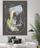 Sunny Marks II by Jennifer Goldberger on GIANT ART - grey  abstract abstract