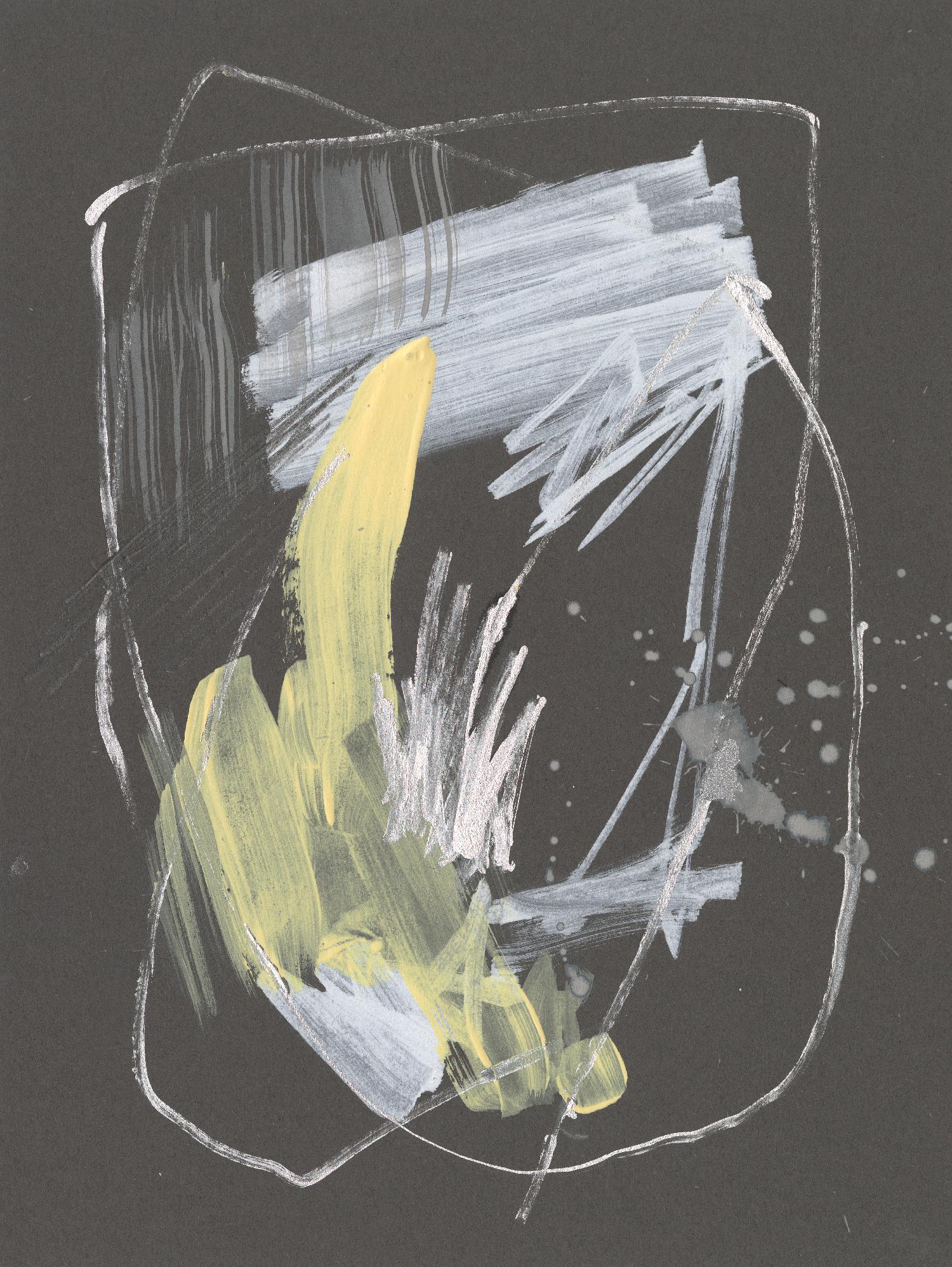 Sunny Marks II by Jennifer Goldberger on GIANT ART - grey  abstract abstract