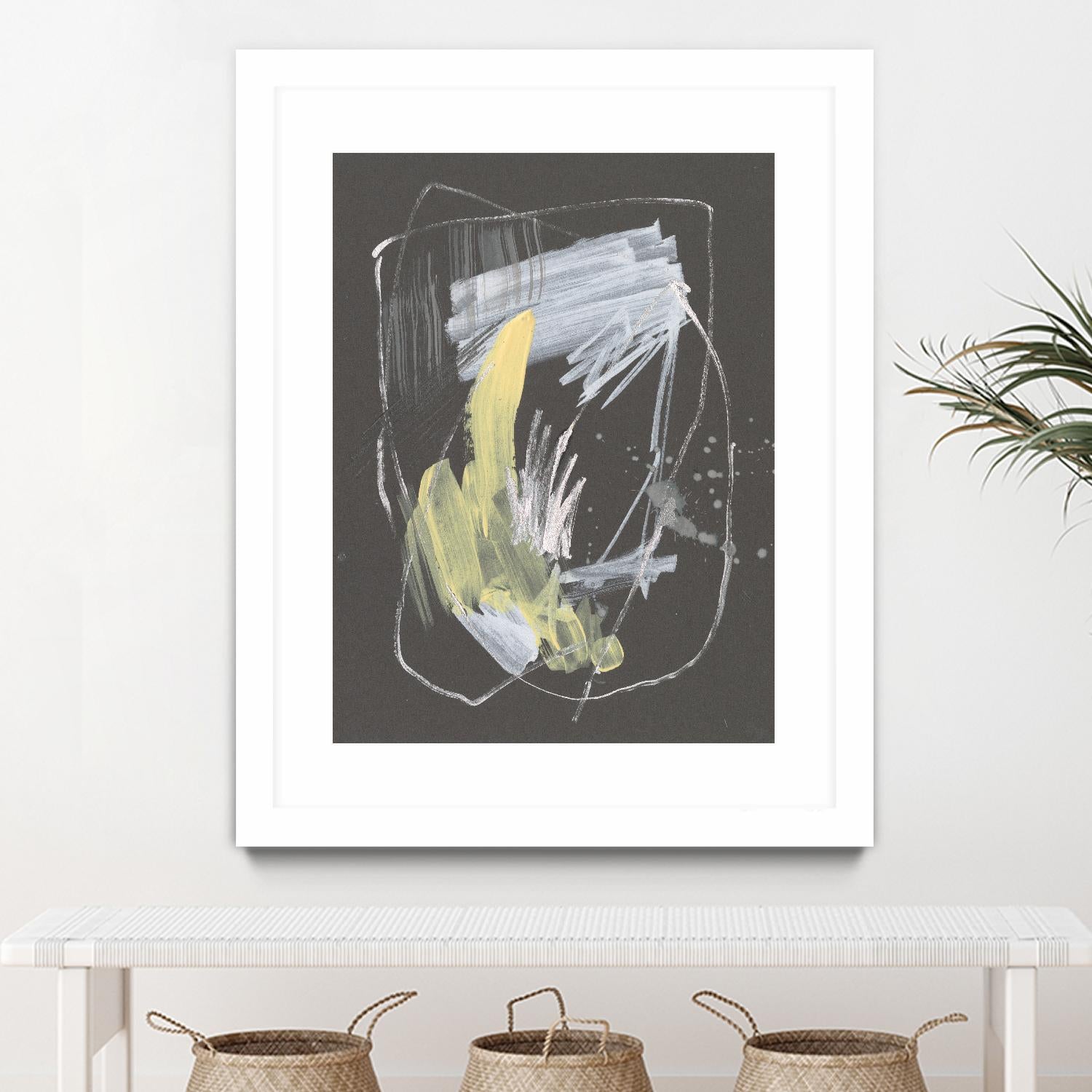 Sunny Marks II by Jennifer Goldberger on GIANT ART - grey  abstract abstract