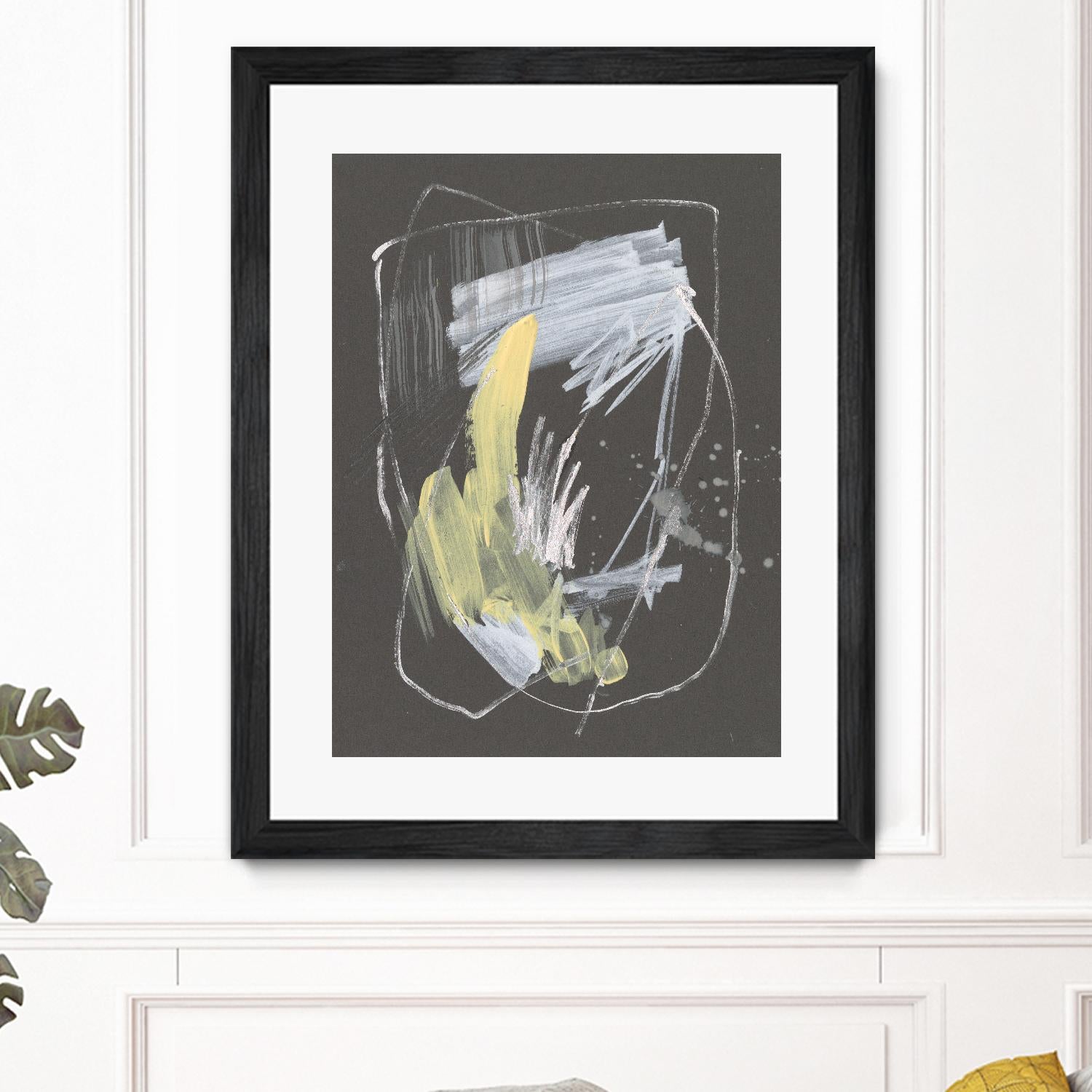 Sunny Marks II by Jennifer Goldberger on GIANT ART - grey  abstract abstract