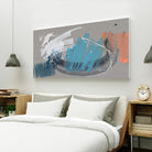 Whimsical Marks I by Jennifer Goldberger on GIANT ART - blue abstract abstract